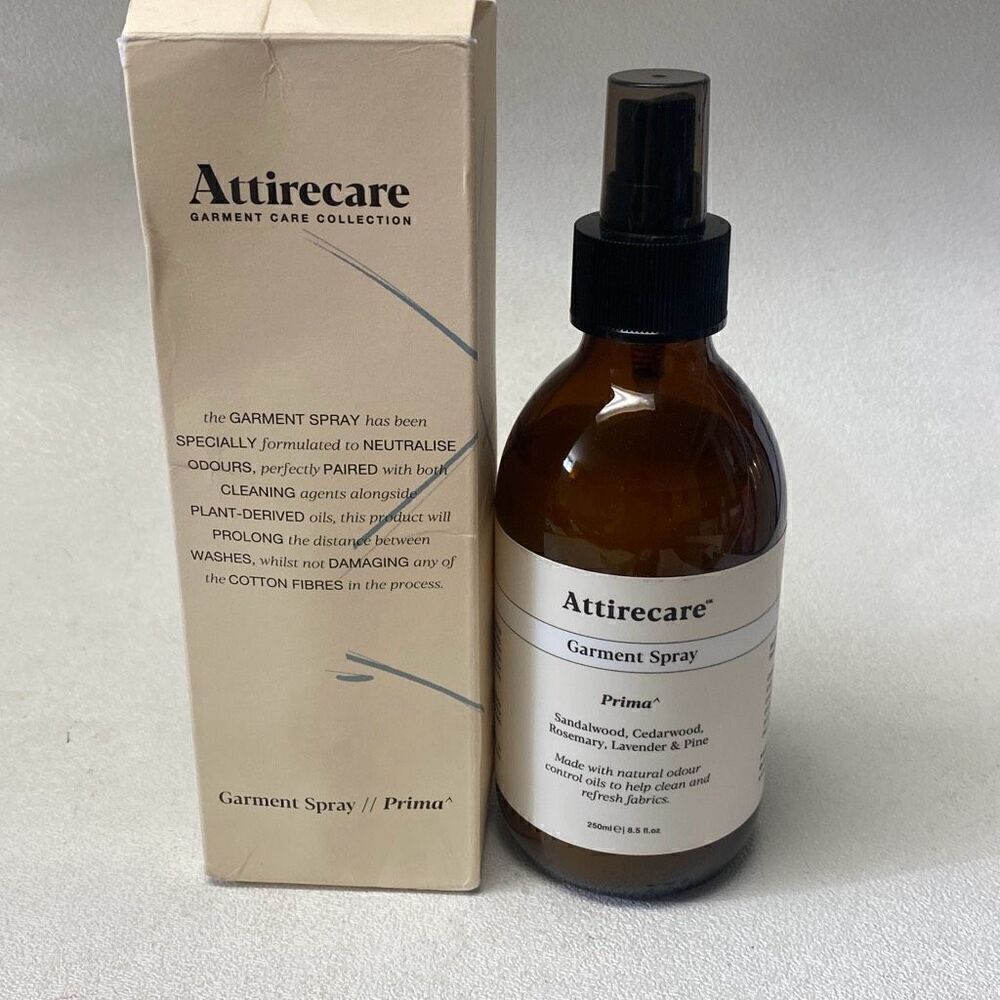 Attirecare Garnment Spray Prima 8.5oz Large Bottle Damaged Box